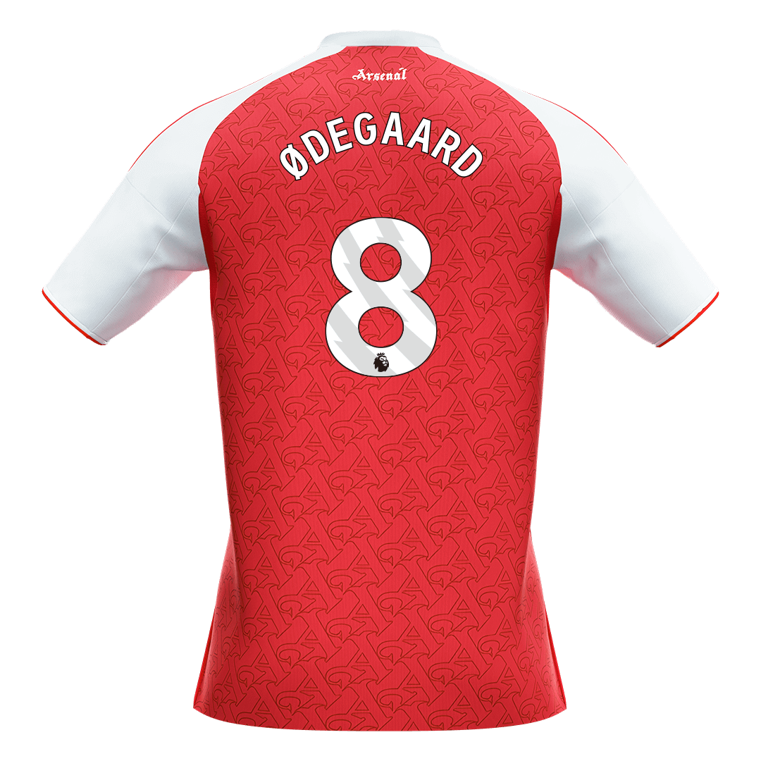 Maillot de foot domicile Arsenal 2025/26 Homme ØDEGAARD #8 [PREMIUM]