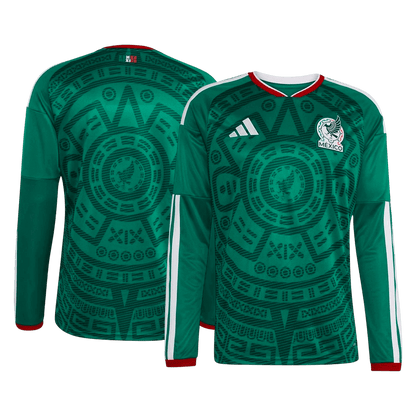 Maillot de foot domicile manches longues Mexique Coupe du Monde 2026 pour homme