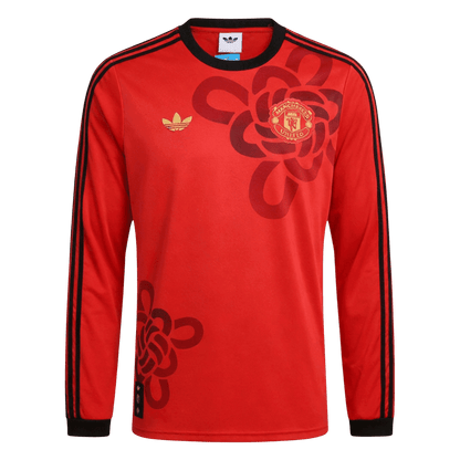 Maillot de foot à manches longues Manchester United 2025/26 pour homme