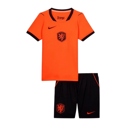 Ensemble maillot et short domicile enfant Pays-Bas Coupe du Monde 2026