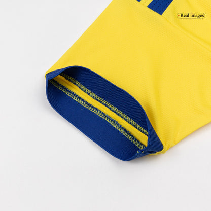 Maillot de football domicile version joueur Ukraine Coupe du Monde 2026 pour homme - Coupe ajustée