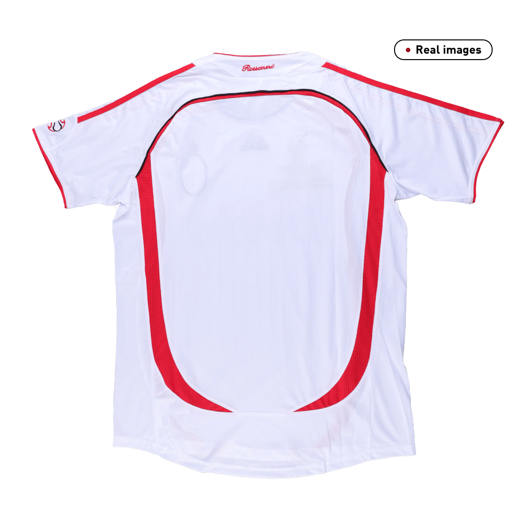 Maillot de football rétro extérieur AC Milan UCL 2006/07 pour homme