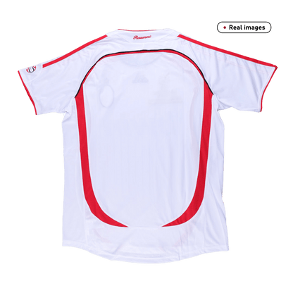Maillot de football rétro extérieur AC Milan UCL 2006/07 pour homme