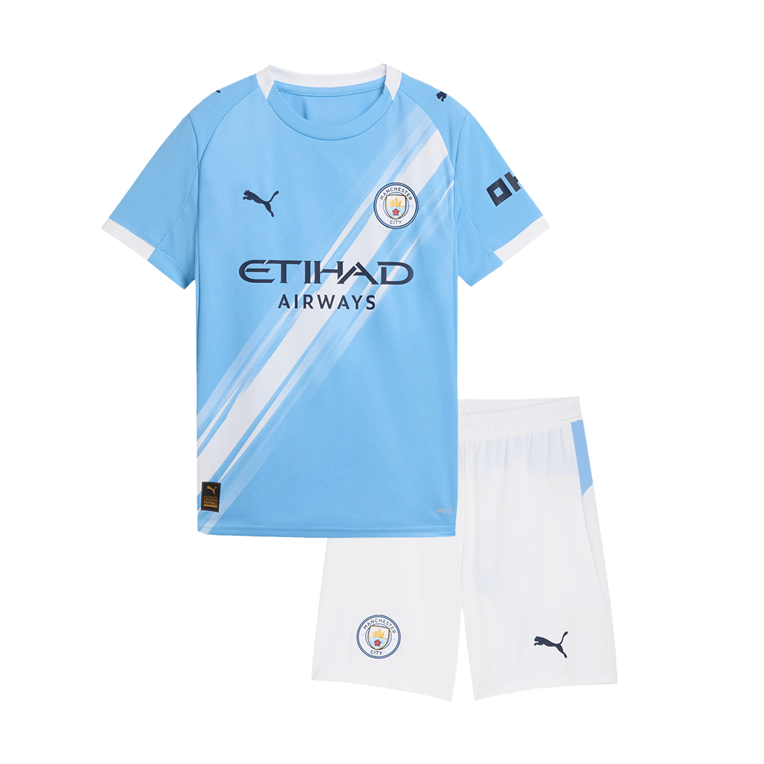 Ensemble maillot de football domicile Manchester City 2025/26 pour enfant