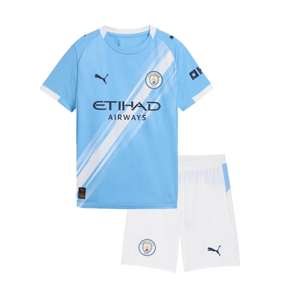 Ensemble maillot de football domicile Manchester City 2025/26 pour enfant