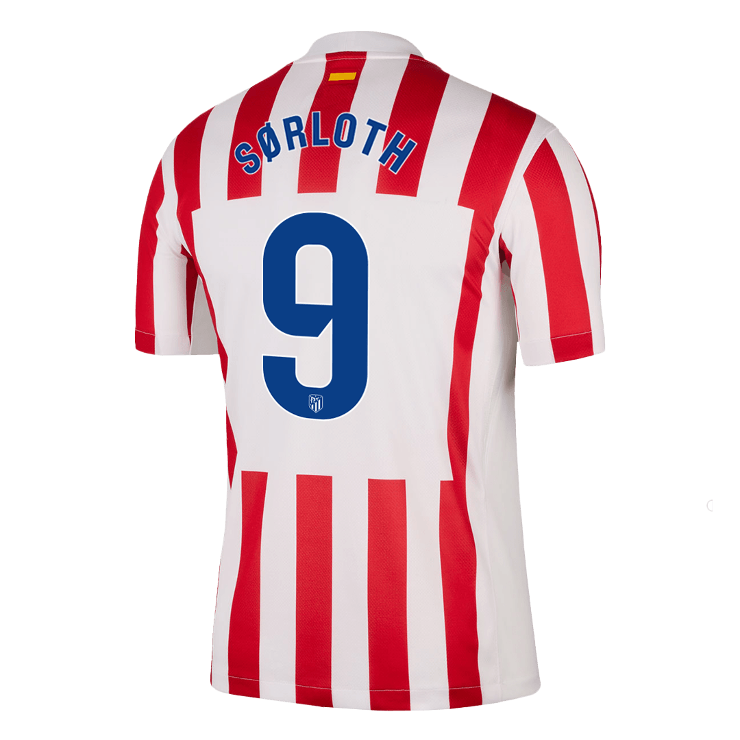 Maillot de Foot Domicile Homme Atletico Madrid 2025/26 SØRLOTH #9