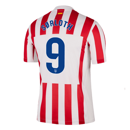 Maillot de Foot Domicile Homme Atletico Madrid 2025/26 SØRLOTH #9