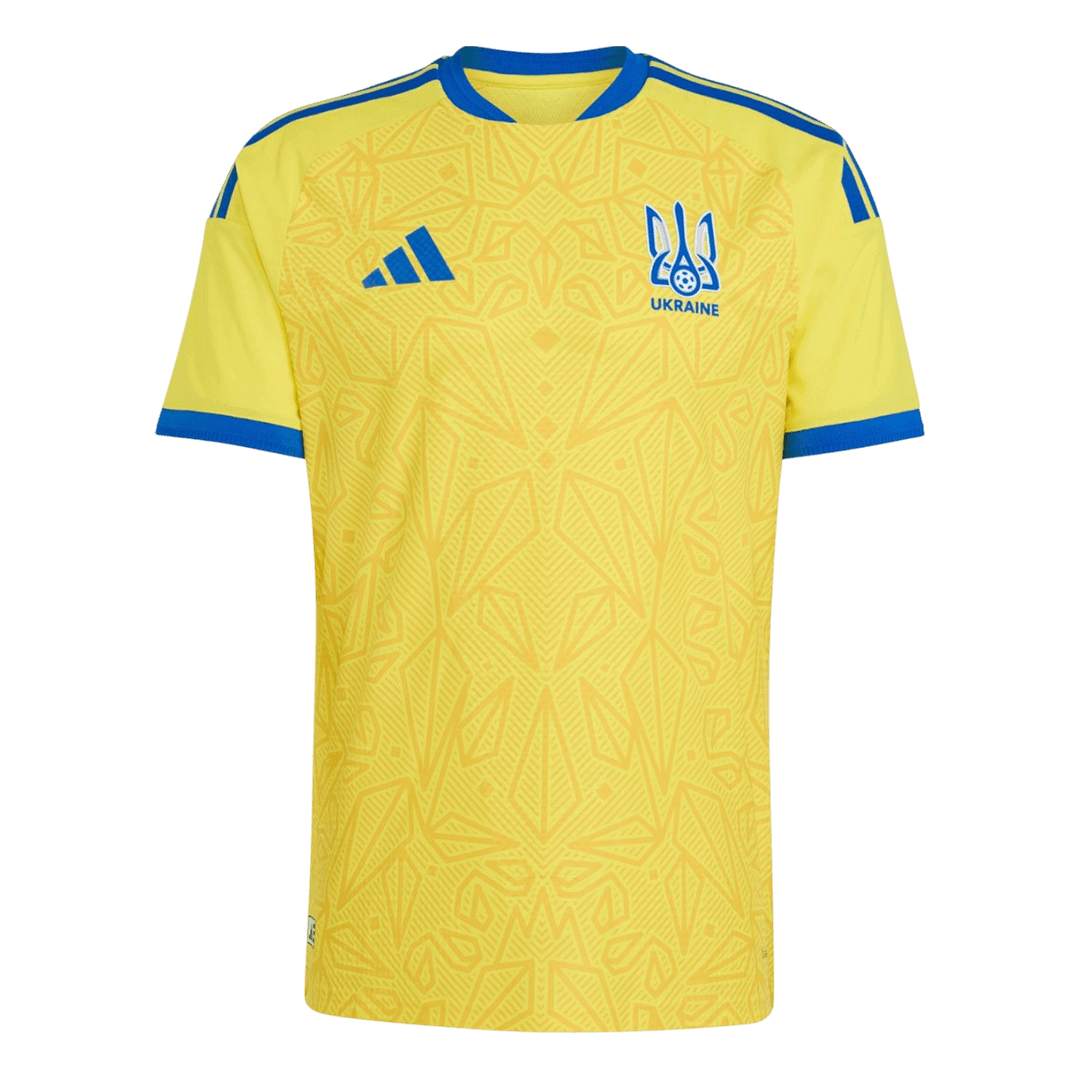 Maillot de football domicile Ukraine Coupe du Monde 2026 pour homme