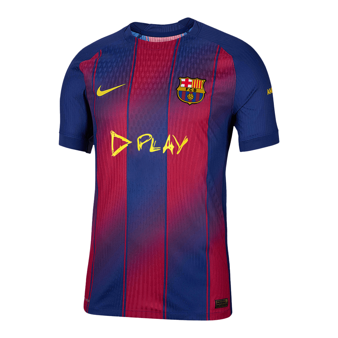 Maillot de football domicile version joueur Barcelona 2025/26 pour homme - Coupe ajustée
