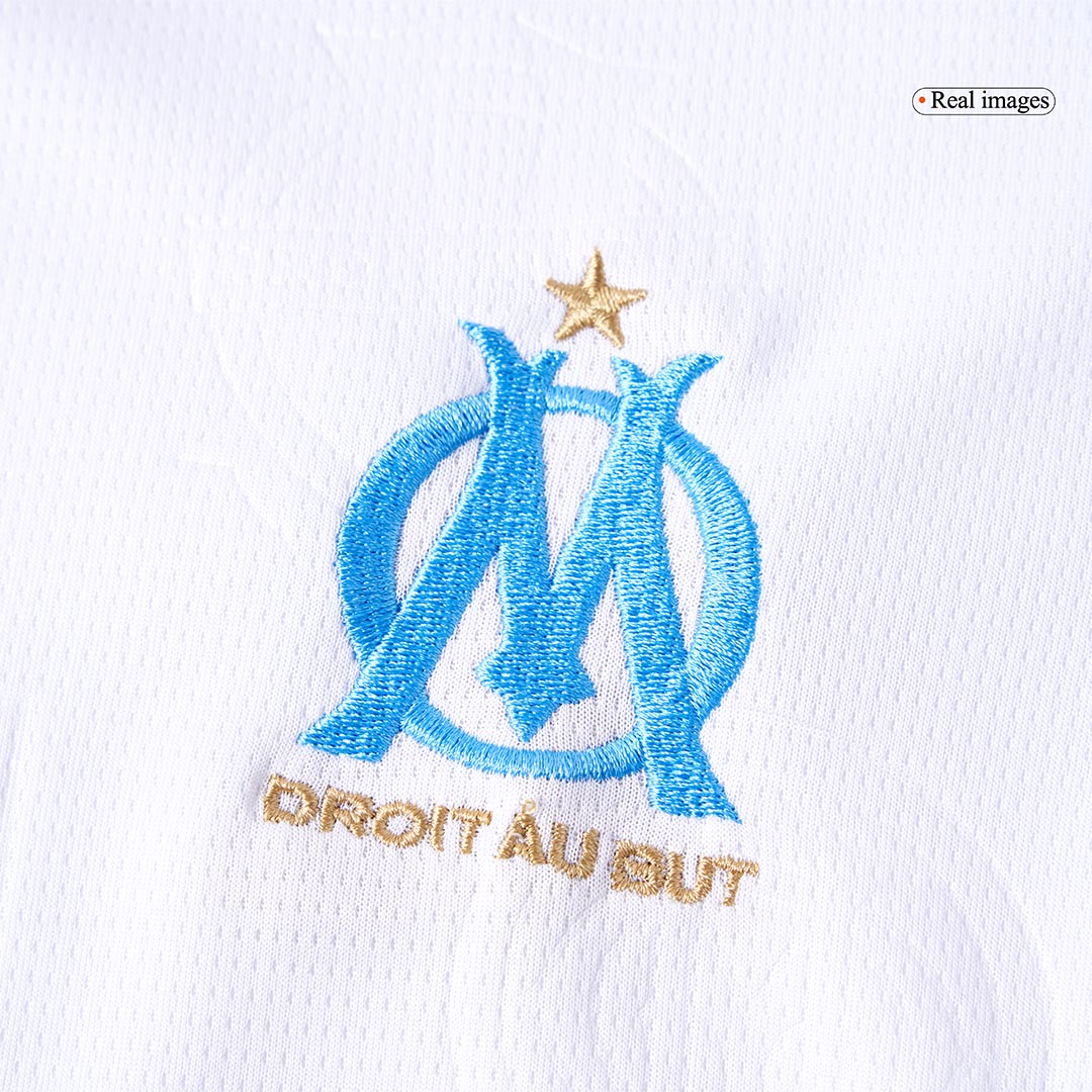 Ensemble Maillot Domicile de Football Enfant Marseille 2025/26