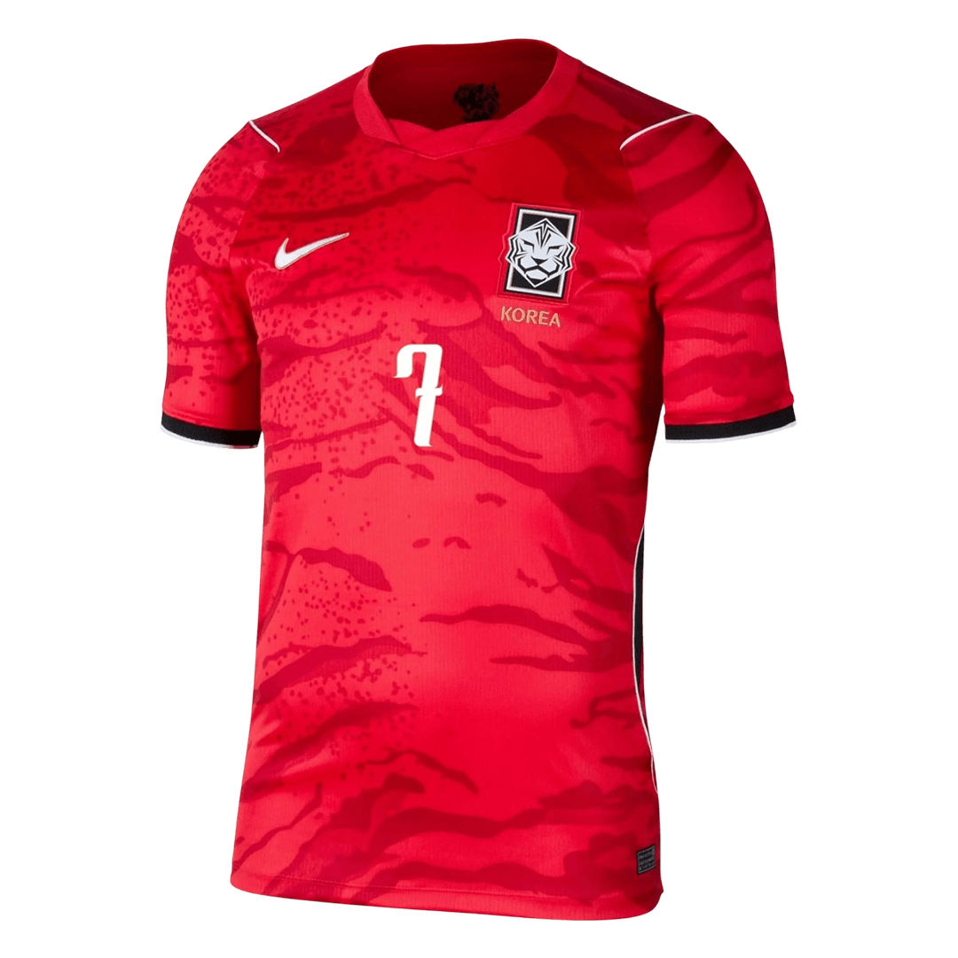 Maillot de football domicile Corée du Sud Coupe du Monde 2026 Homme HEUNGMIN #7