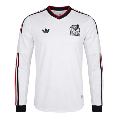 Maillot de foot manches longues extérieur Mexique Coupe du Monde 2026 Homme
