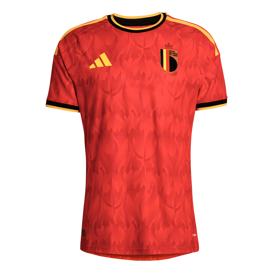 Maillot de foot domicile version joueur pour homme Belgique Coupe du Monde 2026 - Coupe ajustée