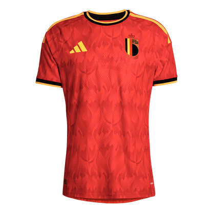 Maillot de foot domicile version joueur pour homme Belgique Coupe du Monde 2026 - Coupe ajustée