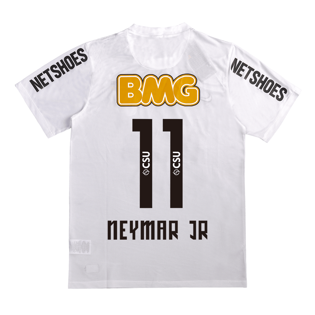 Maillot de football domicile Santos FC 2012 rétro pour homme NEYMAR JR #11