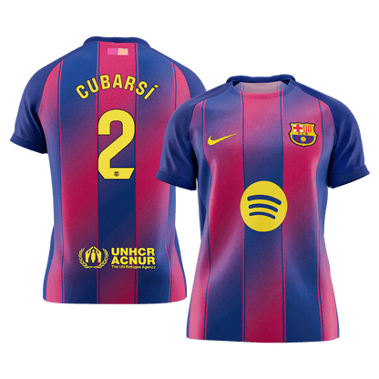 CUBARSÍ #2 Maillot de Foot Domicile Homme Barcelone 2025/26 [PREMIUM]