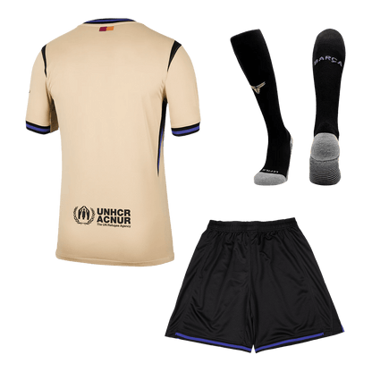 Ensemble complet maillot de foot extérieur homme Barcelone 2025/26