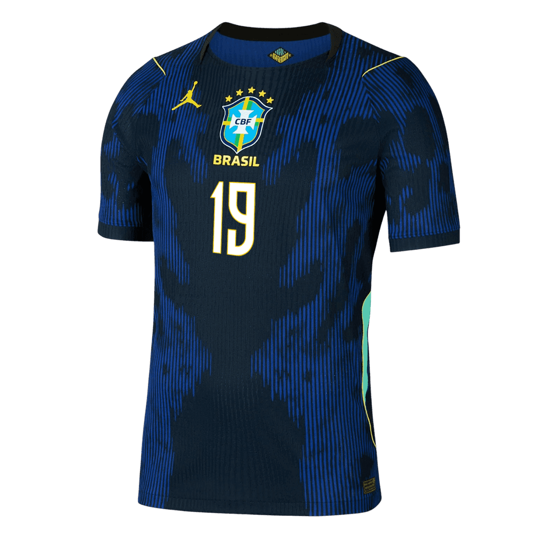 ENDRICK #19 Men's Brazil World Cup 2026 Player Version Away Soccer Jersey - Slim Fit
