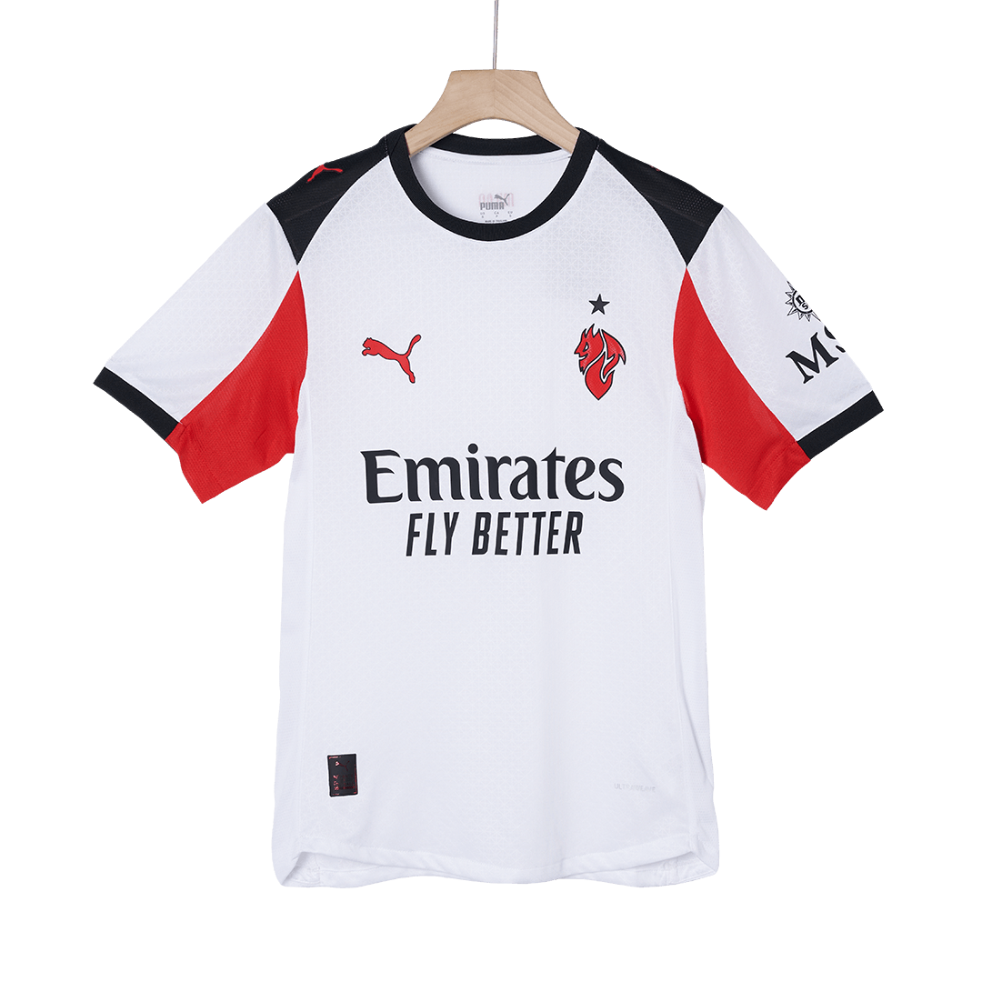 Maillot de foot AC Milan Homme Version Joueur Extérieur 2025/26 - Coupe Ajustée
