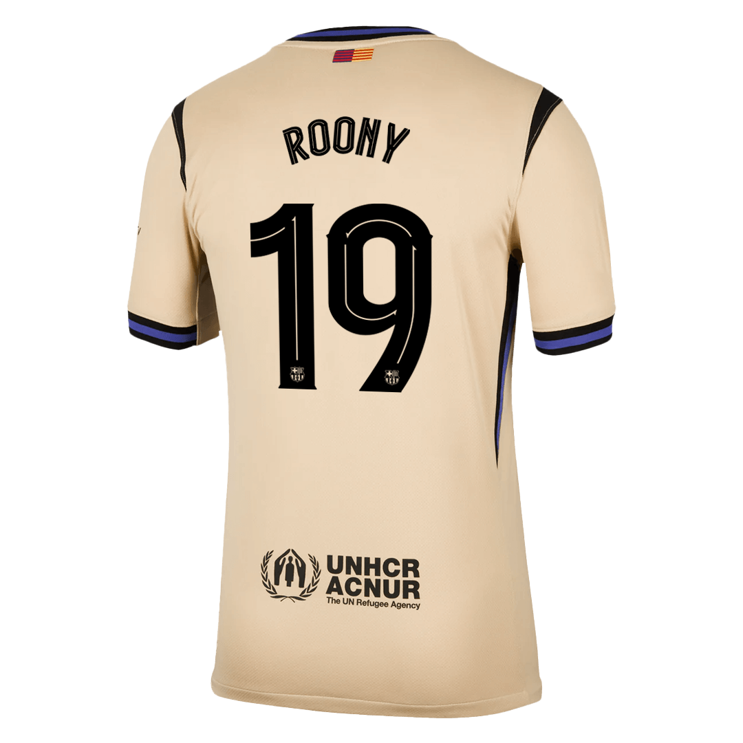 Maillot de football ROONY #19 extérieur Ligue des Champions 2025/26 du FC Barcelone pour homme
