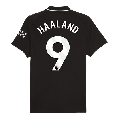 Maillot de foot extérieur HAALAND #9 Homme Manchester City 2025/26 - Version joueur - Coupe ajustée