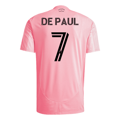 Maillot de football domicile Inter Miami CF 2025 DE PAUL #7 pour homme