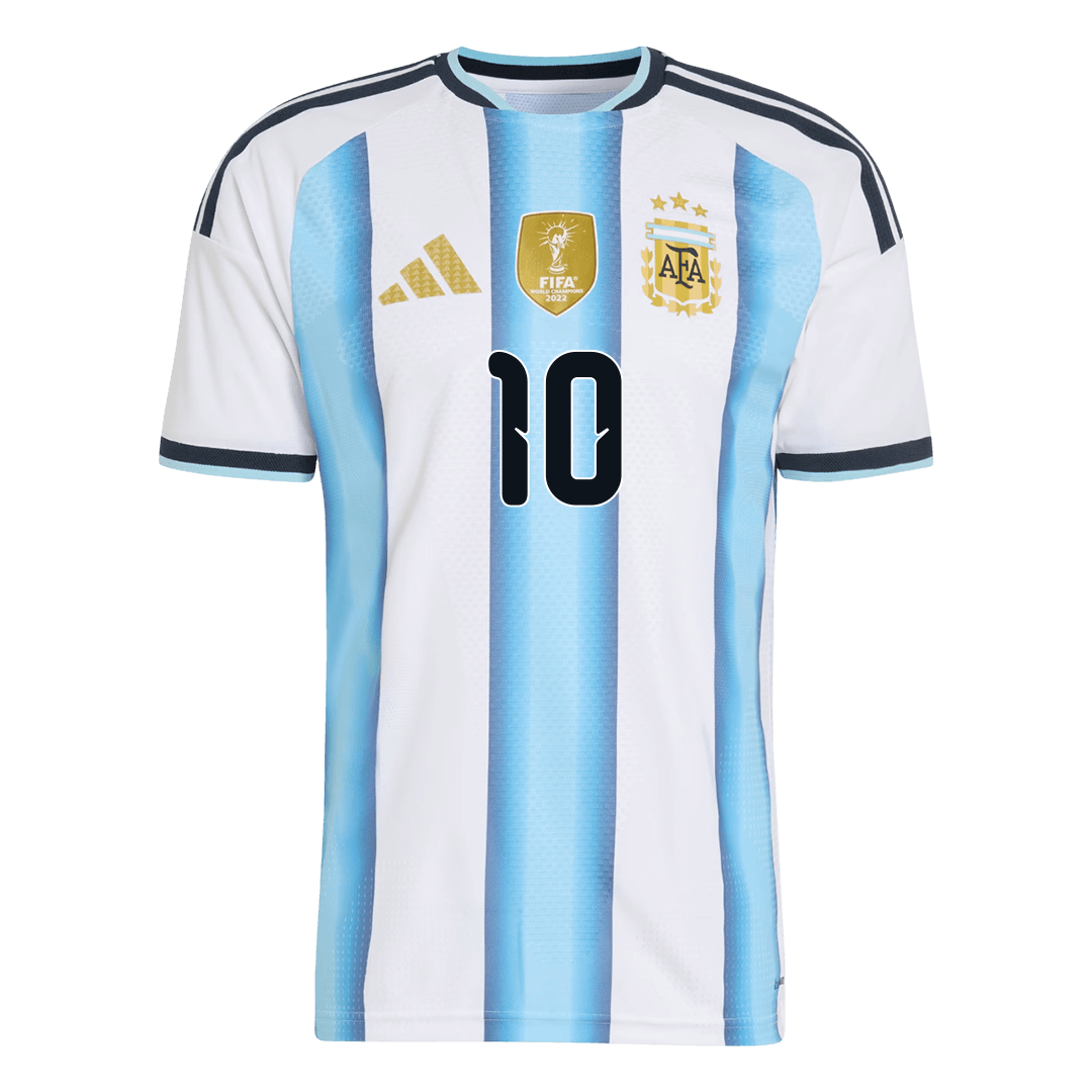 Maillot de foot domicile Homme MESSI #10 Argentine Coupe du Monde 2026 - Version Joueur - Coupe ajustée