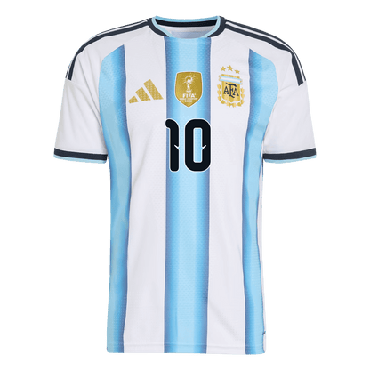 Maillot de foot domicile Homme MESSI #10 Argentine Coupe du Monde 2026 - Version Joueur - Coupe ajustée