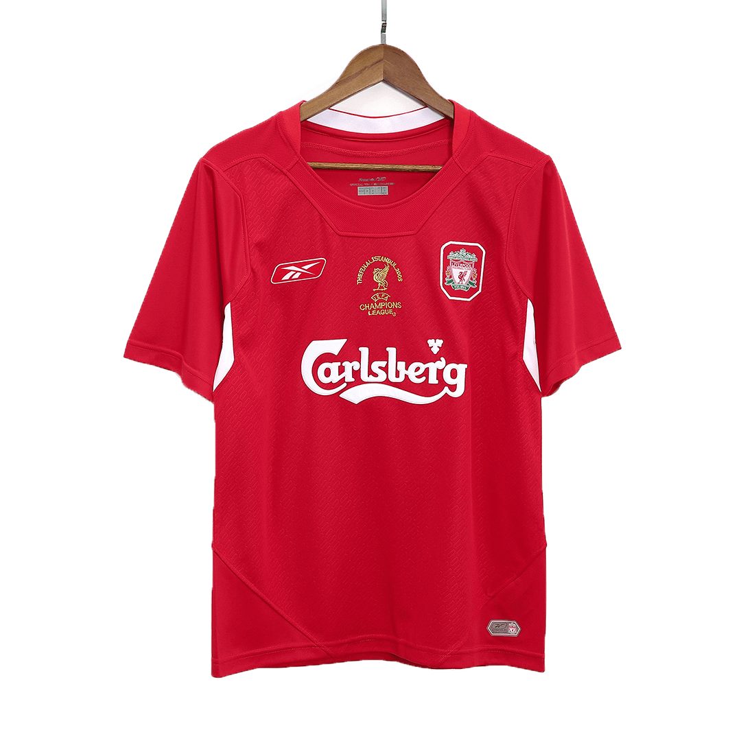 Maillot de foot rétro Liverpool UCL 2005 homme