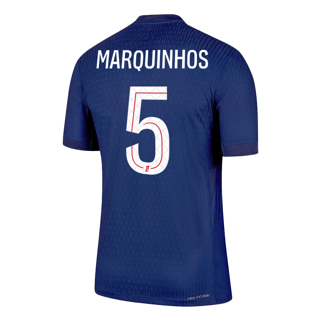 MARQUINHOS #5 Maillot Domicile PSG 2025/26 pour Homme - Version Joueur - Coupe Ajustée