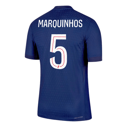 MARQUINHOS #5 Maillot Domicile PSG 2025/26 pour Homme - Version Joueur - Coupe Ajustée