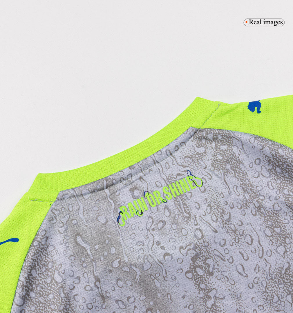 Ensemble complet maillot de foot Manchester City Troisième extérieur Enfant 2025/26