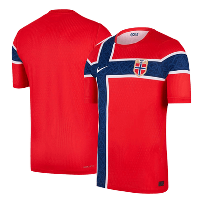 Maillot de Foot Domicile Homme Norvège Coupe du Monde 2026 Version Joueur - Coupe Ajustée
