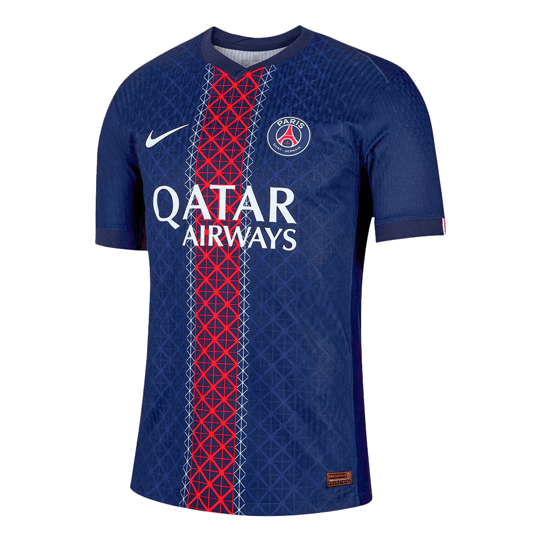 Maillot de foot domicile B.BARCOLA #29 PSG 2025/26 version joueur homme - Coupe slim