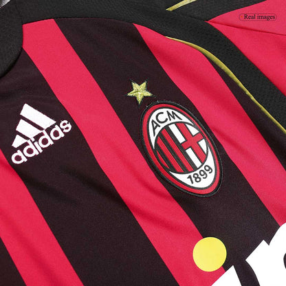 Maillot de football domicile rétro MALDINI #3 AC Milan Homme 2006/07