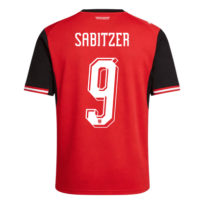 Maillot de Foot Domicile Homme Autriche Coupe du Monde 2026 SABITZER #9