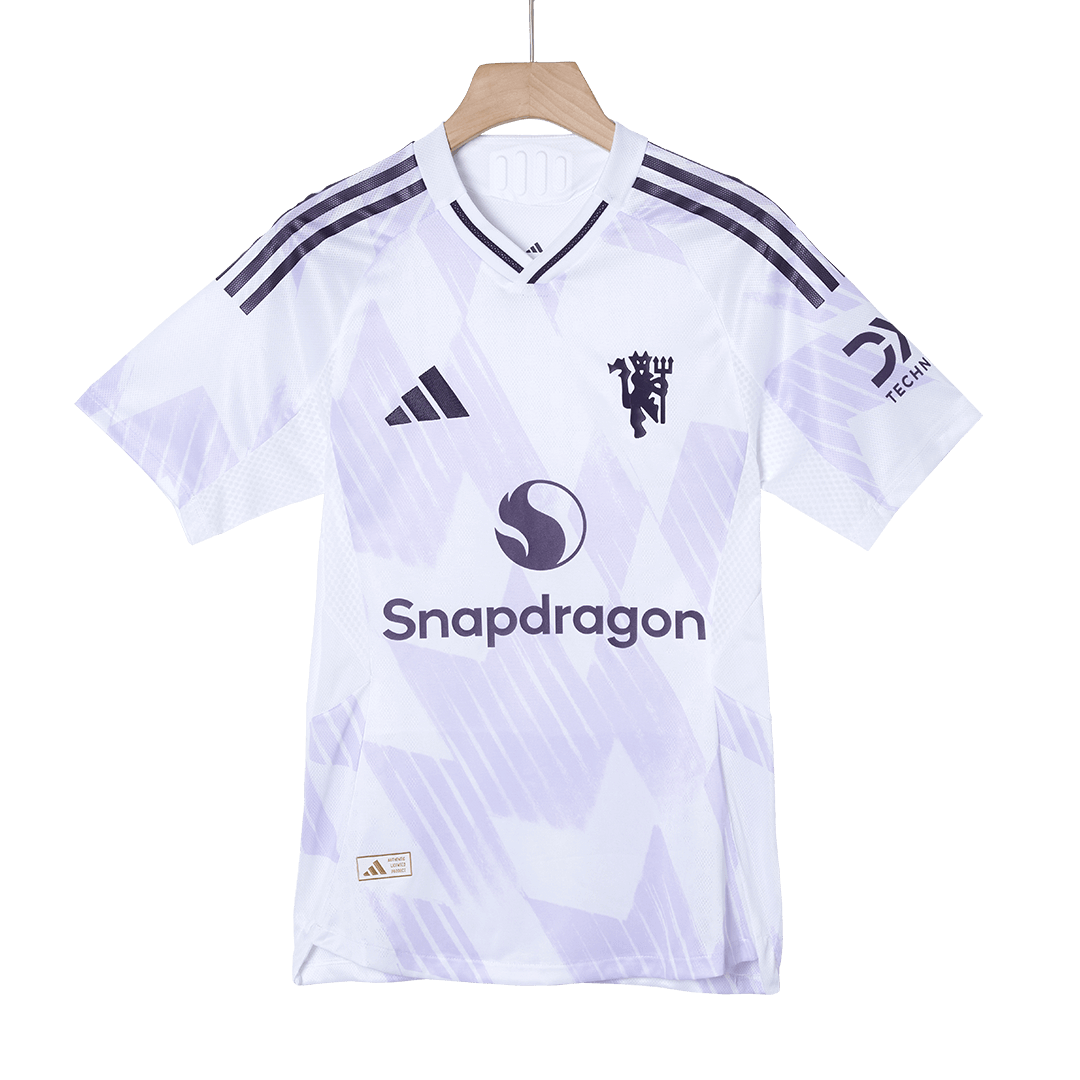 Maillot de foot extérieur B.FERNANDES #8 Manchester United 2025/26 pour homme - Coupe ajustée