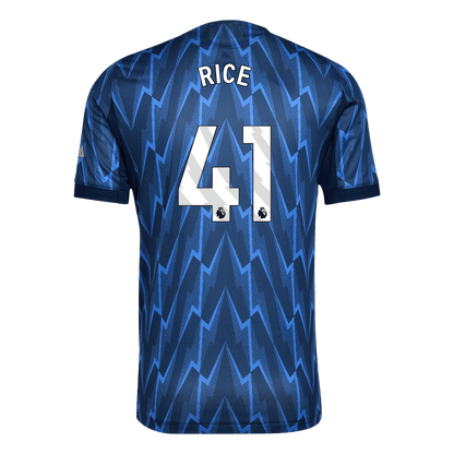 RICE #41 Maillot de foot extérieur Arsenal 2025/26 pour homme - Version joueur - Coupe ajustée