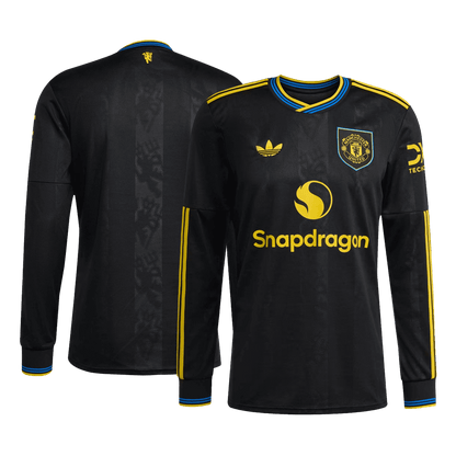 Maillot de foot extérieur à manches longues homme Manchester United 2025/26 troisième