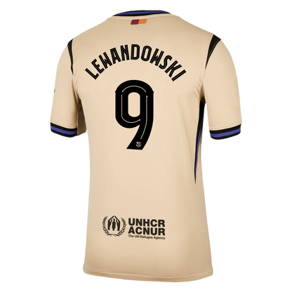 Maillot de foot extérieur LEWANDOWSKI #9 Homme FC Barcelone LDC 2025/26