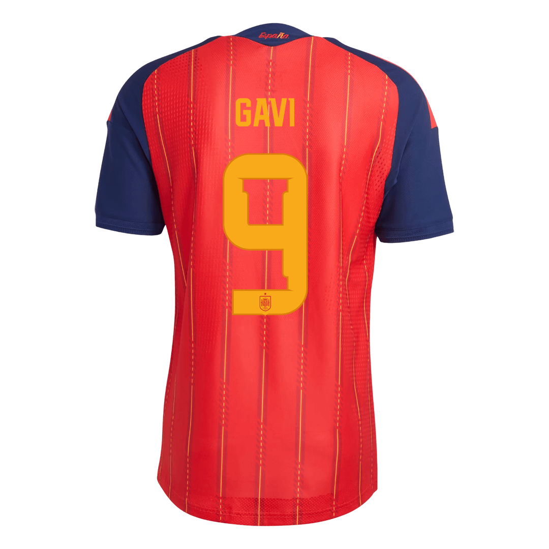 GAVI	 #9 Men's Spain World Cup 2026 Player Version Home Soccer Jersey - Slim Fit