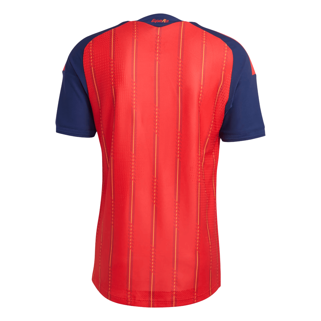Maillot de football domicile Espagne Coupe du Monde 2026 pour homme - Version joueur - Coupe ajustée