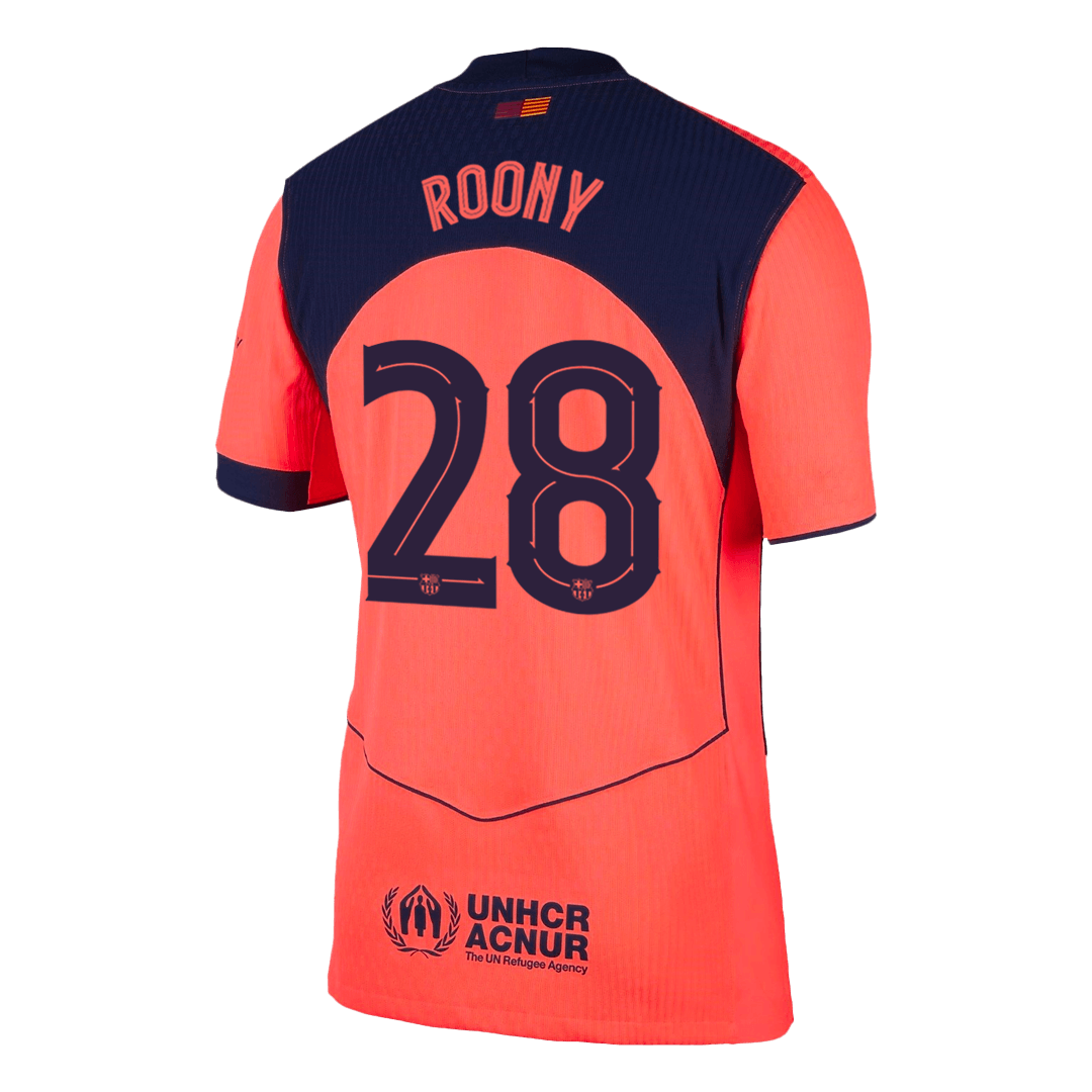 Maillot de foot ROONY #28 Homme Barcelone 2025/26 Troisième tenue version joueur - Coupe ajustée