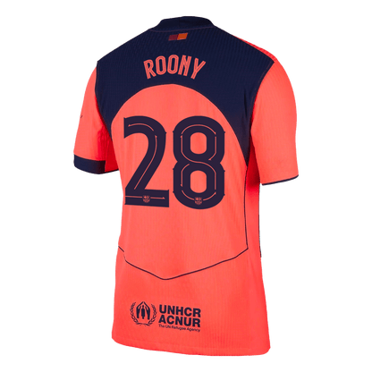 Maillot de foot ROONY #28 Homme Barcelone 2025/26 Troisième tenue version joueur - Coupe ajustée