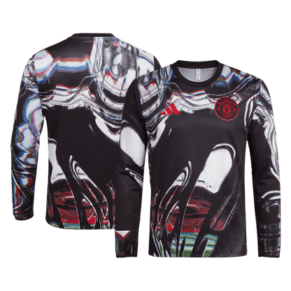 Maillot de football à manches longues Manchester United 2025/26 pour homme