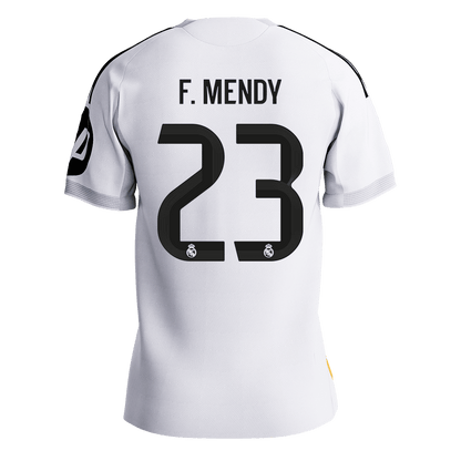Maillot de football domicile F.MENDY #23 Real Madrid saison 2025/26 version joueur - Coupe ajustée [PREMIUM]