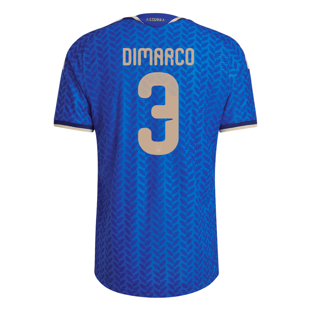 Maillot de foot domicile DIMARCO #3 Italie Coupe du Monde 2026 version joueur pour homme - Coupe ajustée