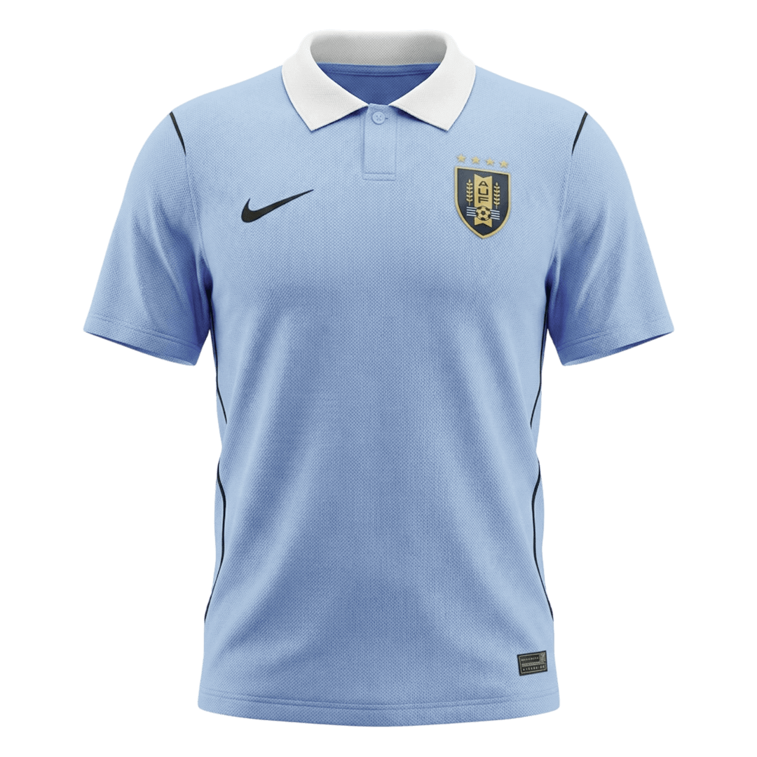 Maillot de foot domicile Uruguay Coupe du Monde 2026 pour homme