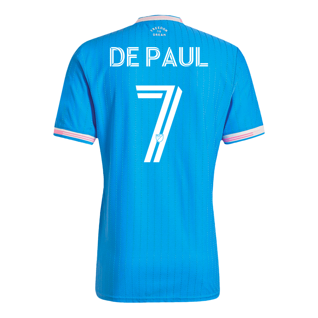 Maillot de football De Paul #7 Inter Miami CF 2025 Troisième tenue (version joueur) – Coupe ajustée