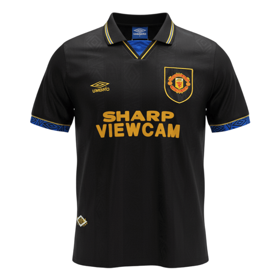 Maillot de football rétro extérieur Manchester United 1993/94 pour homme